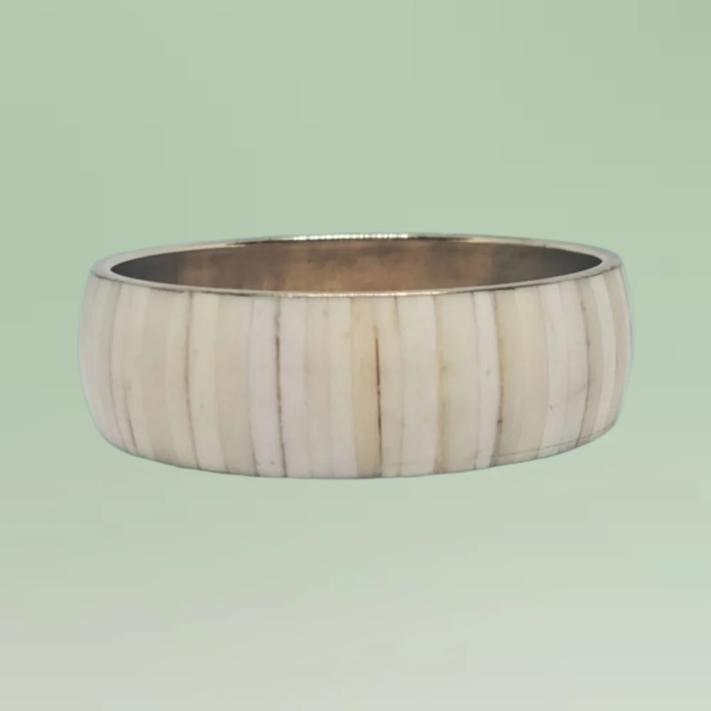 Cream Color Slip-on Brass? Bracelet